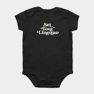 Set Your Lineups Fantasy Football Draft Baby Bodysuit
